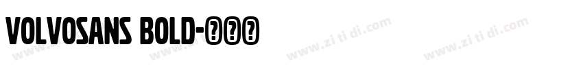 VolvoSans Bold字体转换